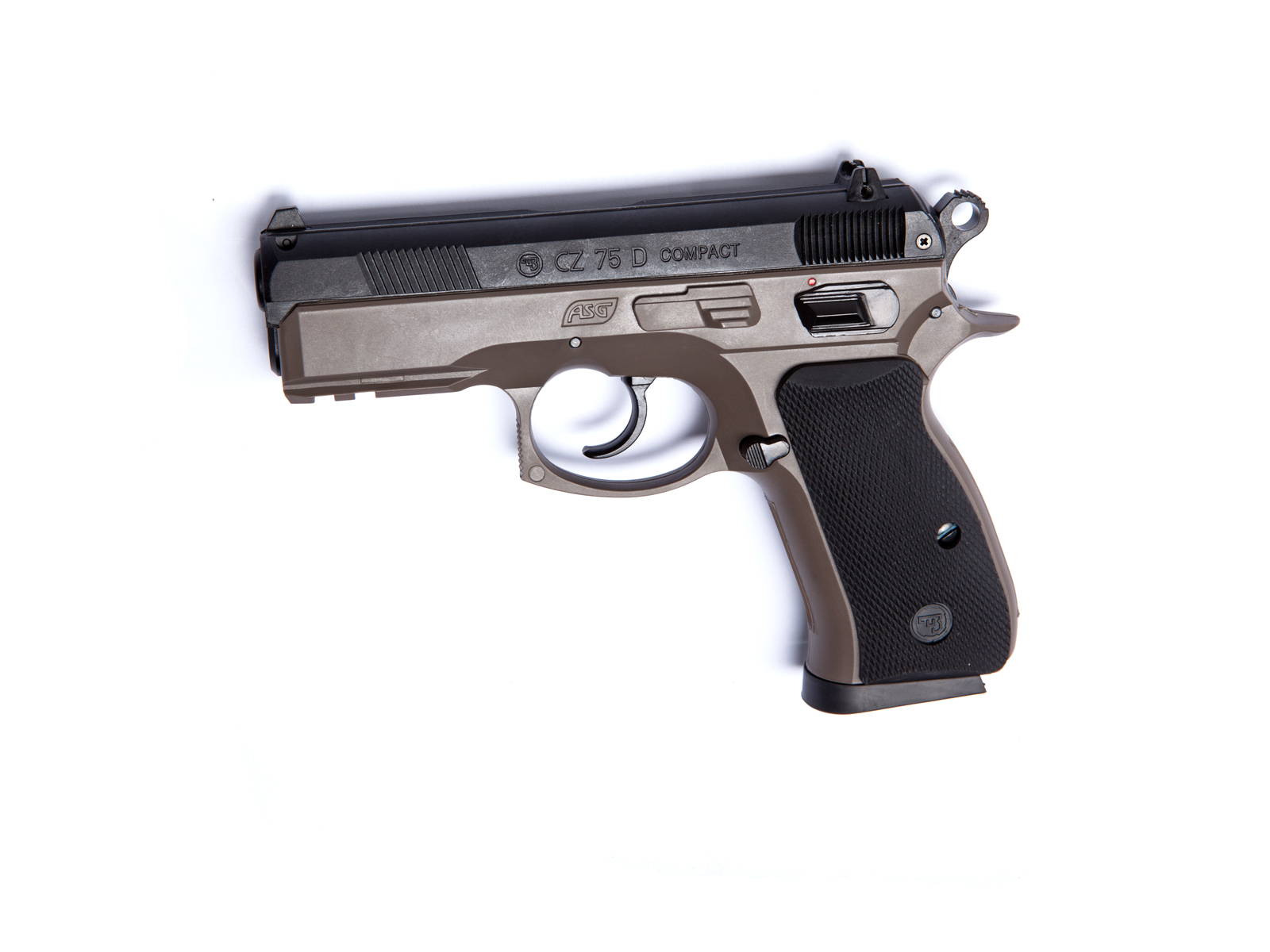 Pistolet Airsoft ASG Cz 75D Compact Bicolore – Ressort 6mm
