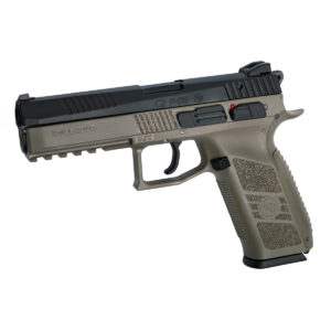 Pistolet Airsoft ASG Cz P09 Blowback Tan/Noir – Gaz 6mm — vue 2