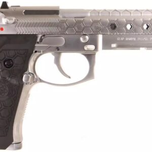 Pistolet Airsoft We M9A1 Hex Cut Gen 2SILVER – Gaz 6mm — vue 2