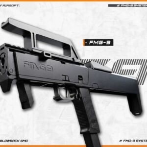 Pistolet Airsoft Poseidon Orion avec Kit FMG9 et Traceur Acetech Rainbow Noir – 6mm — vue 4