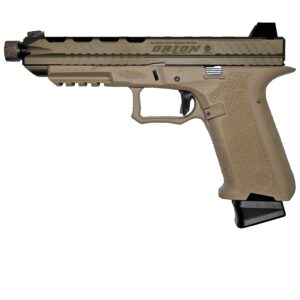 Pistolet Airsoft Poseidon Orion Performance NO.3 Blowback Tan – 6mm — vue 2