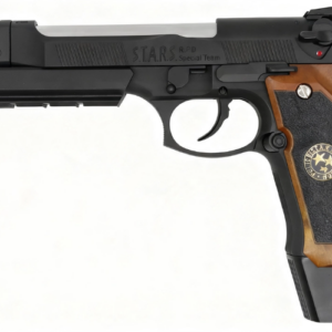 Pistolet Airsoft We M9 Biohazard Long Noir – Gaz 6mm — vue 2