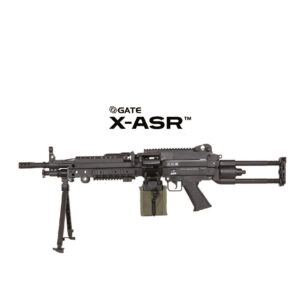Réplique Airsoft Specna Arms Longue SA-249 Para Flex Noire – 6mm — vue 5