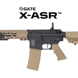 Réplique Airsoft Specna Arms Longue SA-F08 Flex BLDC HAL Tan et Noire G2 – 6mm — vue 4