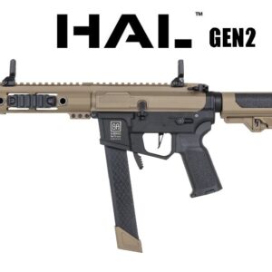 Réplique Airsoft Specna Arms Longue SA-FX01 Flex BLDC HAL Noire et Tan G2 – 6mm — vue 3