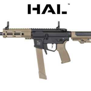 Réplique Airsoft Specna Arms Longue SA-FX01 Flex HAL ETU Half Tan et Orange – 6mm — vue 3