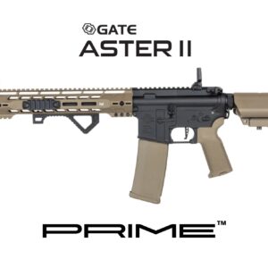 Réplique Airsoft Specna Arms Longue SA-P14 Prime Rra Aster Ii Brushless Noire et Tan – 6mm — vue 3