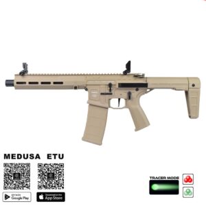 Réplique Airsoft Poseidon Longue Aegr Theseus Medusa PDW Tracer Tan — vue 5