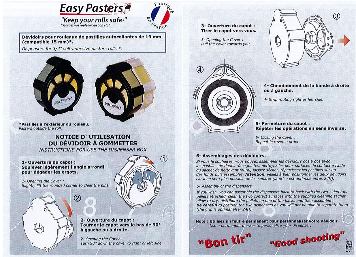 Dévidoirs de pastilles autocollantes Easy Pasters - vue 10