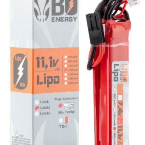 2 sticks batterie Lipo 3S 11.1V 1300mAh 25C