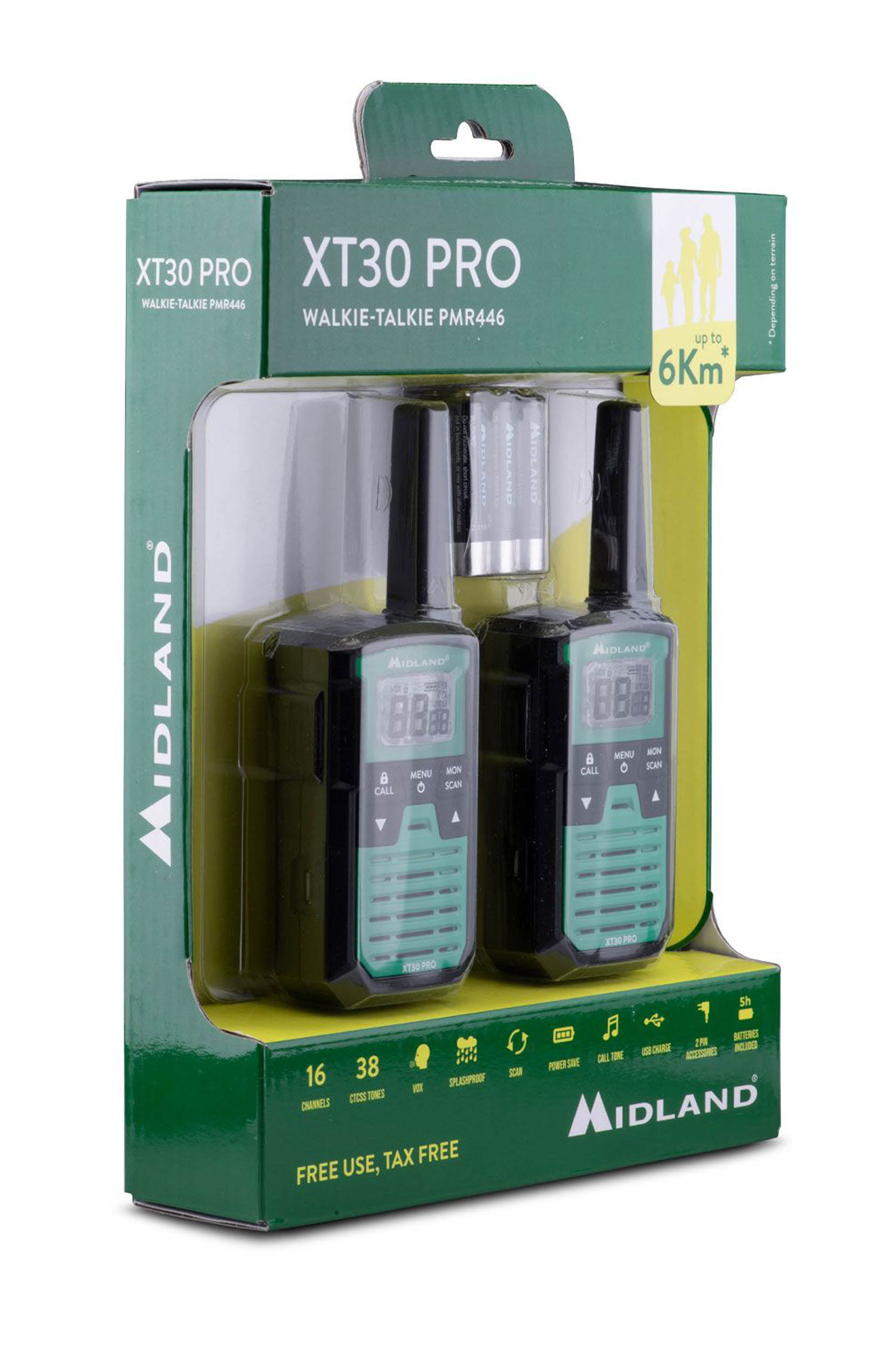 Paire de talkies-walkies XT30 PMR 446 - vue 2