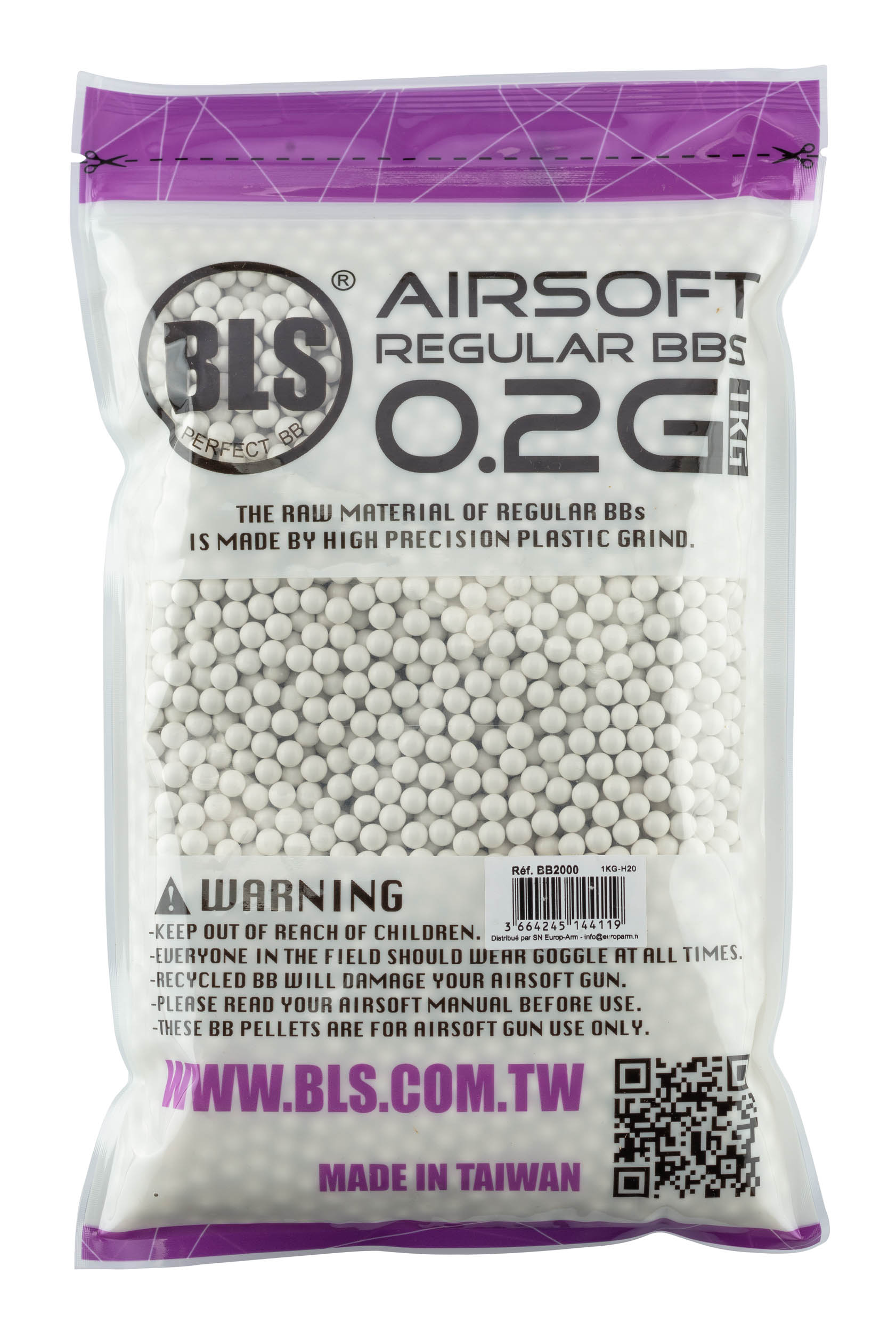 Carton de 20 sachets — Billes BLS STD 6mm 0,20G - vue 2