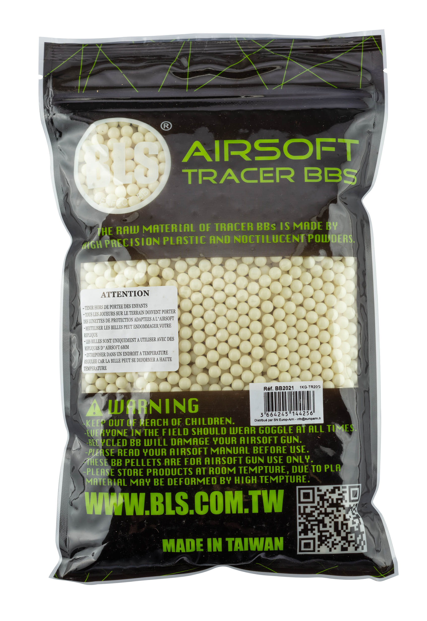Carton de 20 sachets de 1 kg — Billes traçantes 0.20G BLS - vue 2