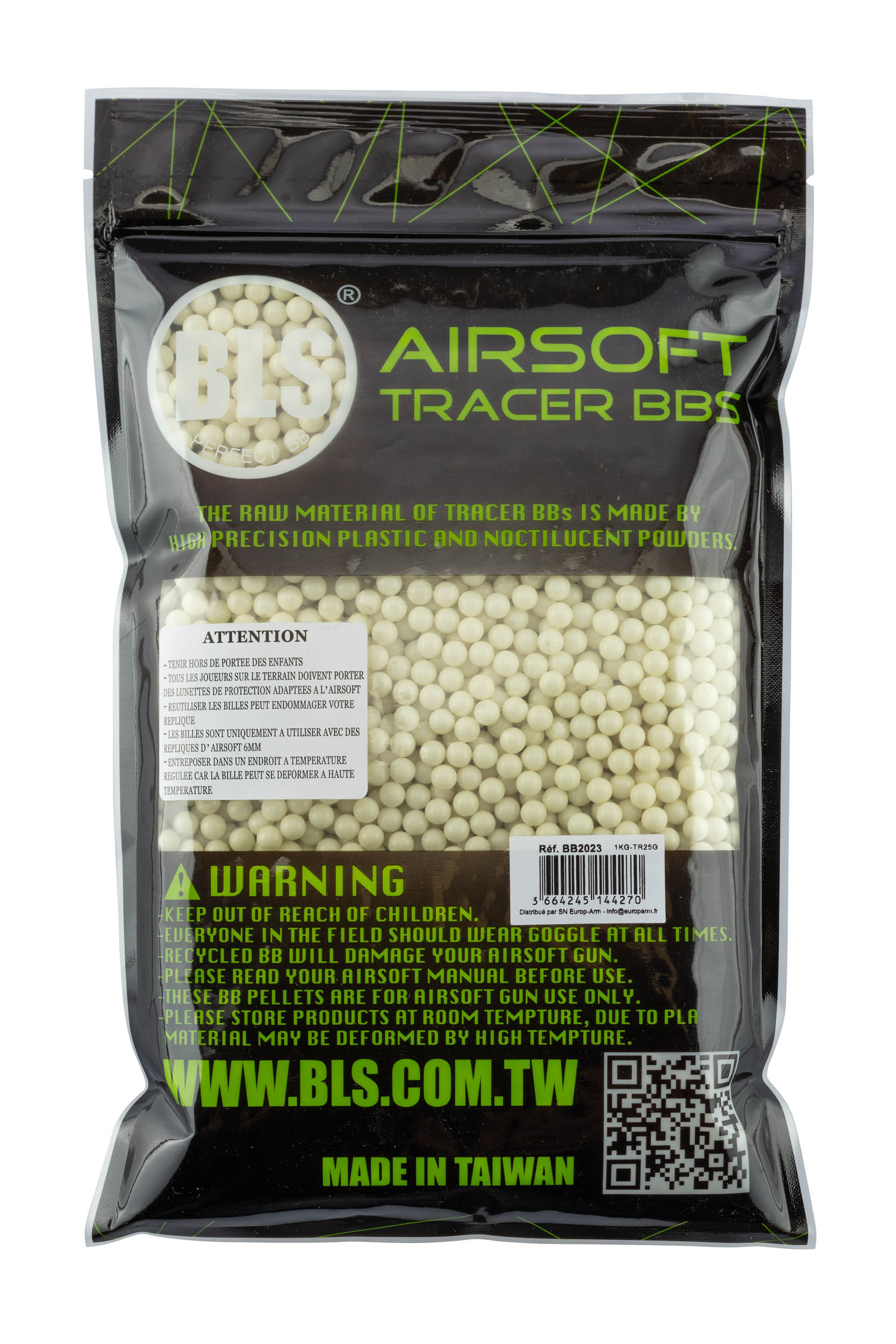 Carton de 20 sachets de 1 kg — Billes traçantes BLS – 0.25G - vue 2