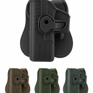 Holster rigide Quick Release pour pistolet type Glock 17 Gaucher