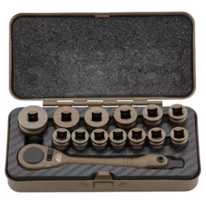 GUN POWER TOOL Kit Douilles Shell 14 pcs Cerakote