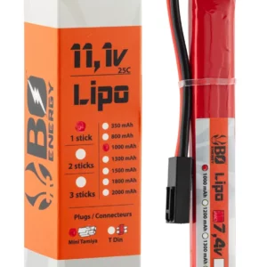 1 stick batterie Lipo 3S 11.1V 1000mAh 25C - vue 1