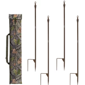 4 Piquets Super Hide pour Filet de camouflage Jack Pyke. - vue 1