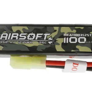 Batterie airsoft Gen Ace Lipo 11.1 V 25C 3S1P 1100mAh - vue 1