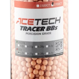 Billes Acetech Tracer 0.20g x 2700 rouges bouteille - vue 1