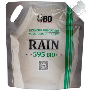 Billes Airsoft 6mm Rain BIO en sachet de 3500bbs - vue 1