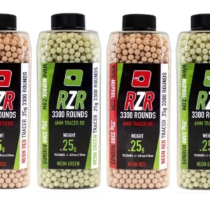 Billes Airsoft 6mm RZR TRACER en bouteille de 3500 bbs - vue 1