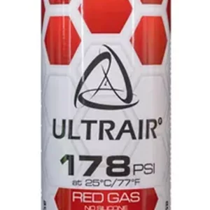Bouteille de Gaz airsoft Ultrair Rouge ASG - vue 1