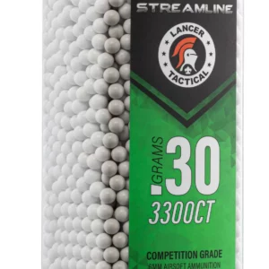 Carton de 12 bouteilles de 3300 billes — Billes STREAMLINE Bio Lancer Tactical - 0.20g - vue 1