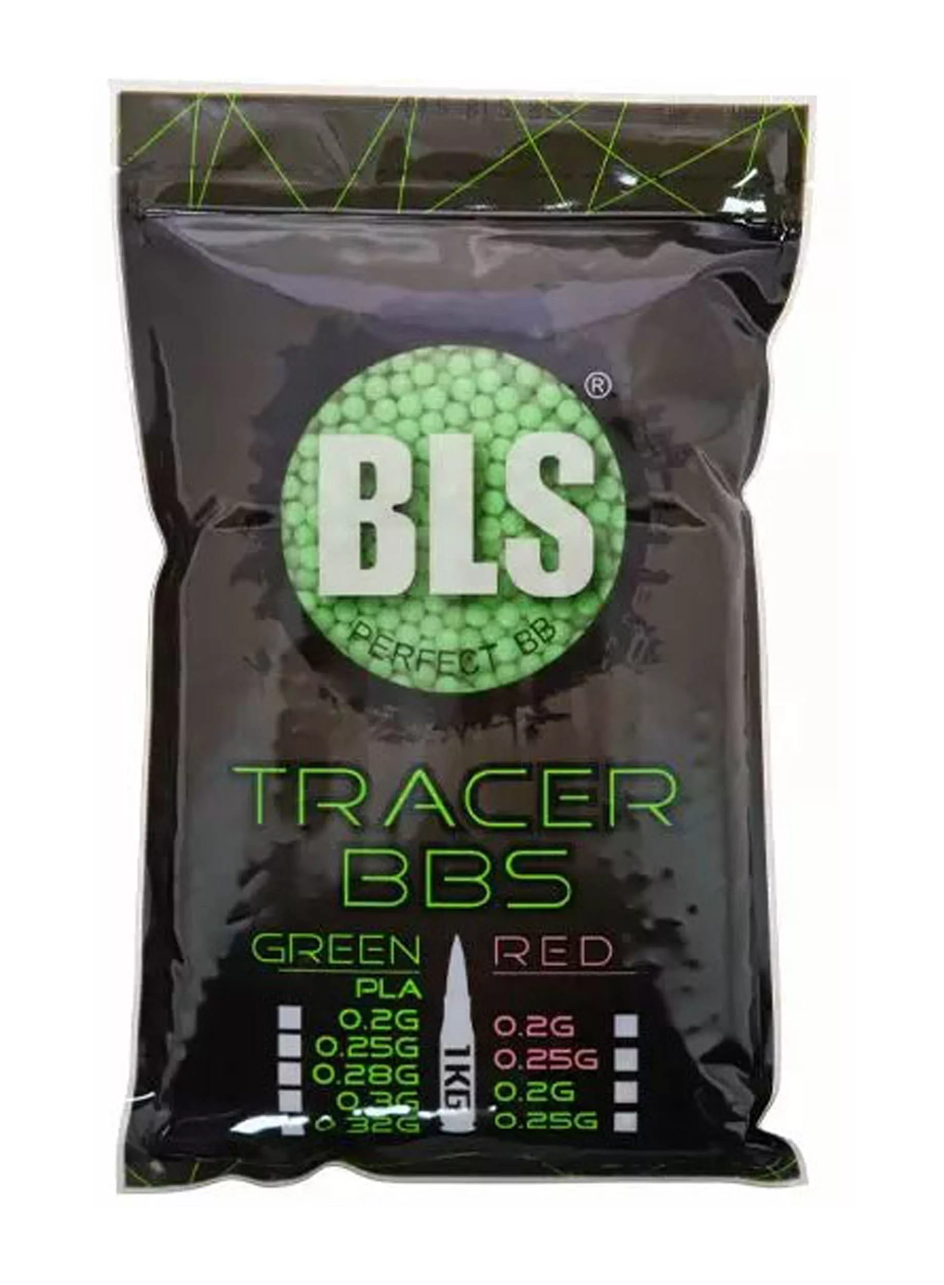 Carton de 20 sachets — Billes traçantes vertes biodégradables 0.25g BLS - vue 1
