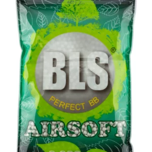Carton de 20 sachets de 1 kg — Billes 6mm Airsoft BIO Blanches 0.23G BLS - vue 1