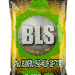 Carton de 20 sachets de 1 kg — Billes 6mm Airsoft BIO Blanches 0.25g – BLS – Sac de 1 kg - vue 1