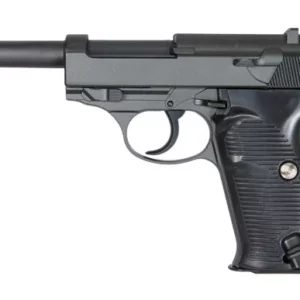 GALAXY pistolet airsoft G21 P38 noir Full métal - vue 1