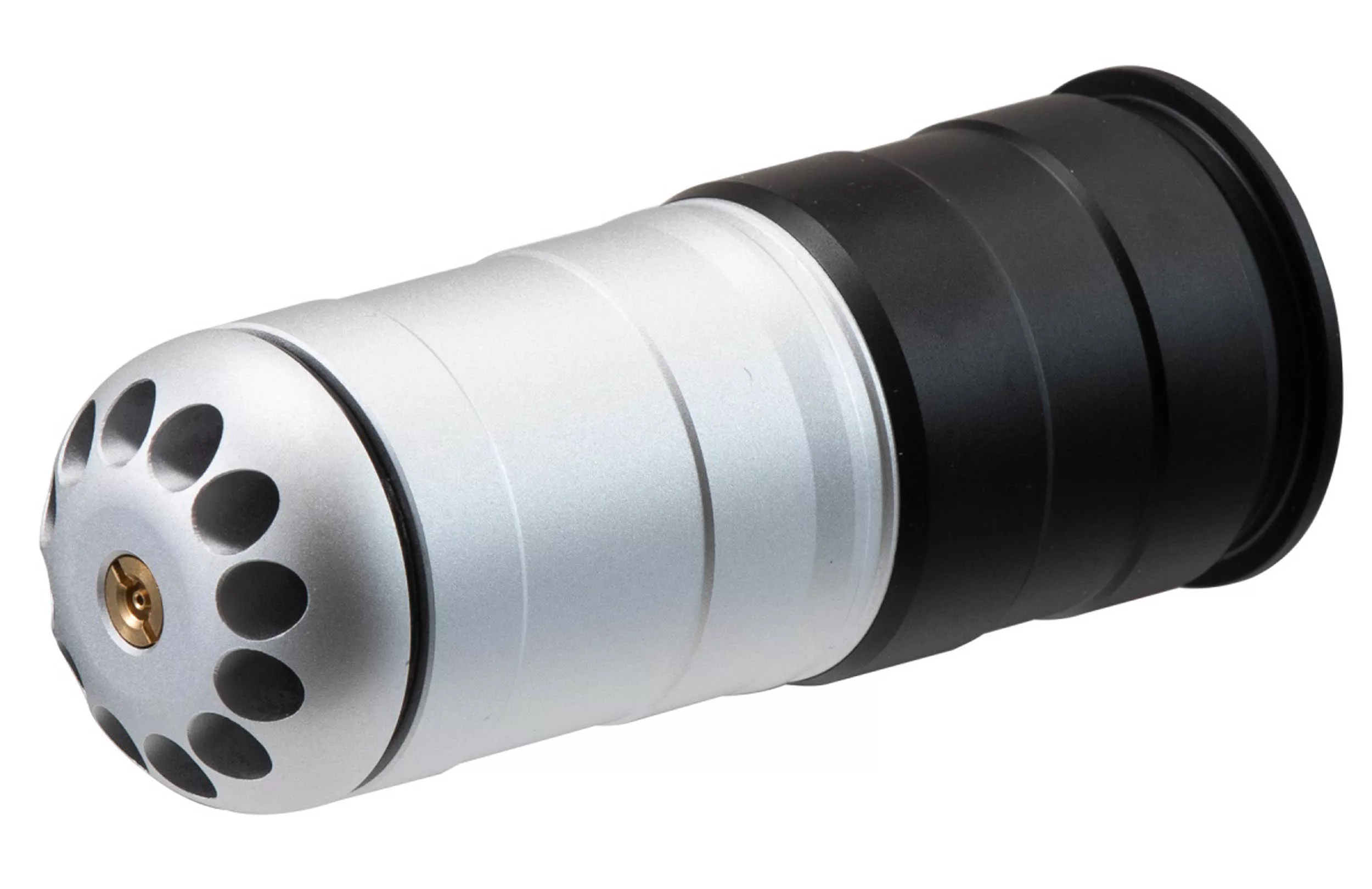 Grenade 40mm à gaz 120 BB's Noir/Silver - vue 1