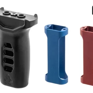 Grip Super slim Keymod avec inserts rouge et bleu - vue 1