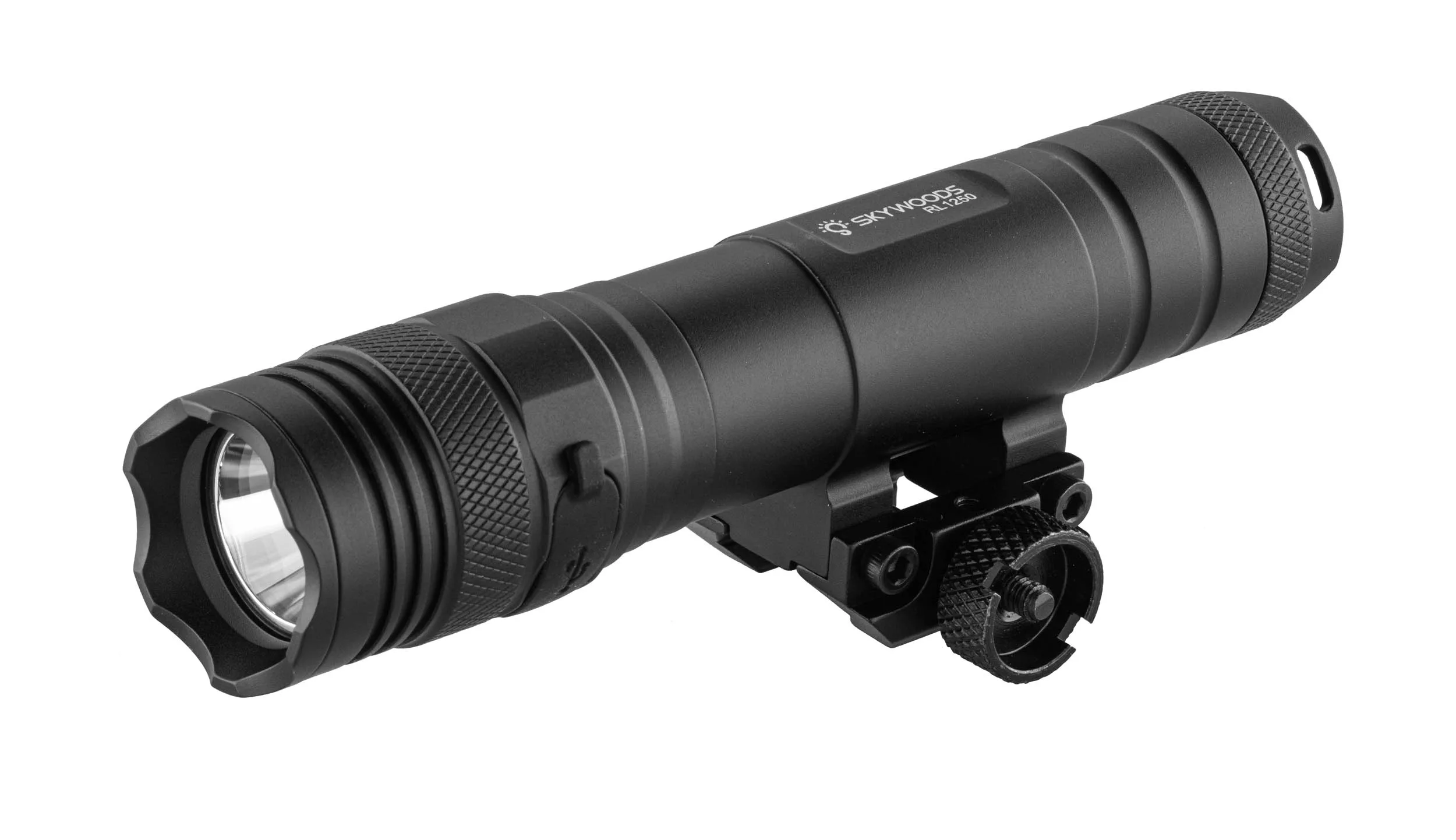 Lampe Tactique Skywoods Tactical Orghini L70192 - 1250 Lumens avec Montage Rail Picatinny et M-Lock - vue 1