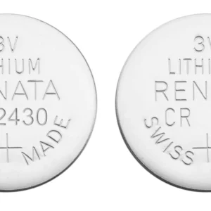 Lot 2 Piles Lithium CR2430 3 volts Renata - vue 1