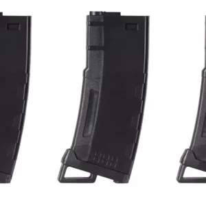 Pack de 5 chargeurs Mid-cap Speed 130 billes pour M4 AEG noir - vue 1