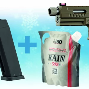 Pack de Noel KP13 GBB KJ Works + Gaz + billes + chargeur - vue 1