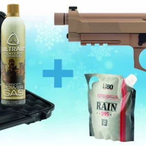 Pack de Noel R9-4 Tan Raven + billes + gaz + mallette - vue 1