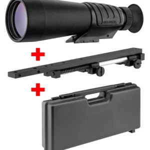 Pack Demi-jumelle hutte Waldberg 9x63 + montage + mallette - vue 1