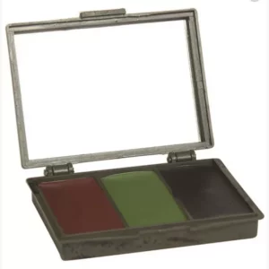 Palette grimage camo 3 couleurs avec miroir - vue 1