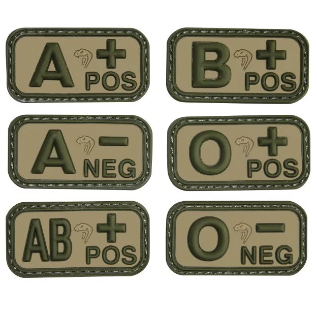 Patch PVC Groupe sanguin Vcam Viper - vue 1