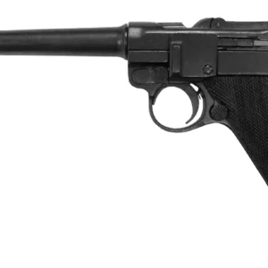 Pistolet Denix Luger P08 Parabellum crosse noir - vue 1