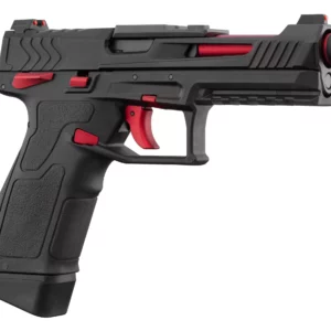 Pistolet GBB Lancer Tactical LTX Competition airsoft Noir/Rouge - vue 1