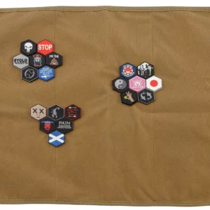 Présentoir à patch Tan  avec 20 patchs aléatoires sentinelle gear - vue 1