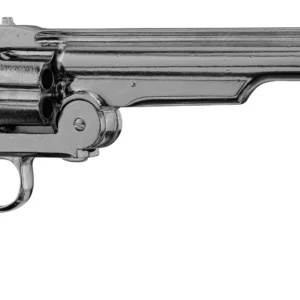 Réplique décorative Denix de Revolver Smith & Wesson 1869 nickelé - vue 1