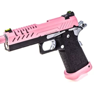 Réplique GBB gaz Hi-Capa 4.3 Noir / Rose 0,9J - vue 1