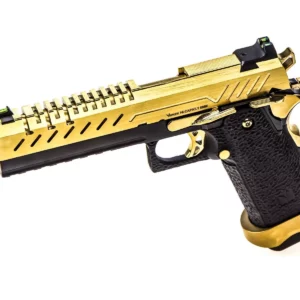 Réplique GBB gaz Hi-Capa 5.1 Noir / Or 1,0J - vue 1