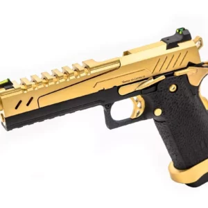 Réplique GBB gaz Hi-Capa 5.1 SPLIT Gold / Noir 1,0J - vue 1