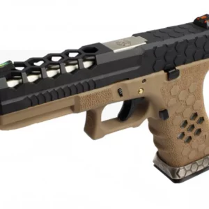 Réplique GBB VX0111 hex cut Tan/Noir - vue 1